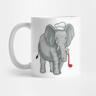 Elephant Cook Chef hat Mug